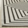 thumbnail image 3 of Safavieh Linden Amelia Geometric Indoor/Outdoor Area Rug, Light Gray/Charcoal, 5'3" x 7'6", 3 of 8
