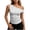 White-tanks, variant on Aezemi Women off the Shoulder Tanks Fashion Printed Going out Shirts Summer Trendy Dressy Outerwear Casual Tees L
