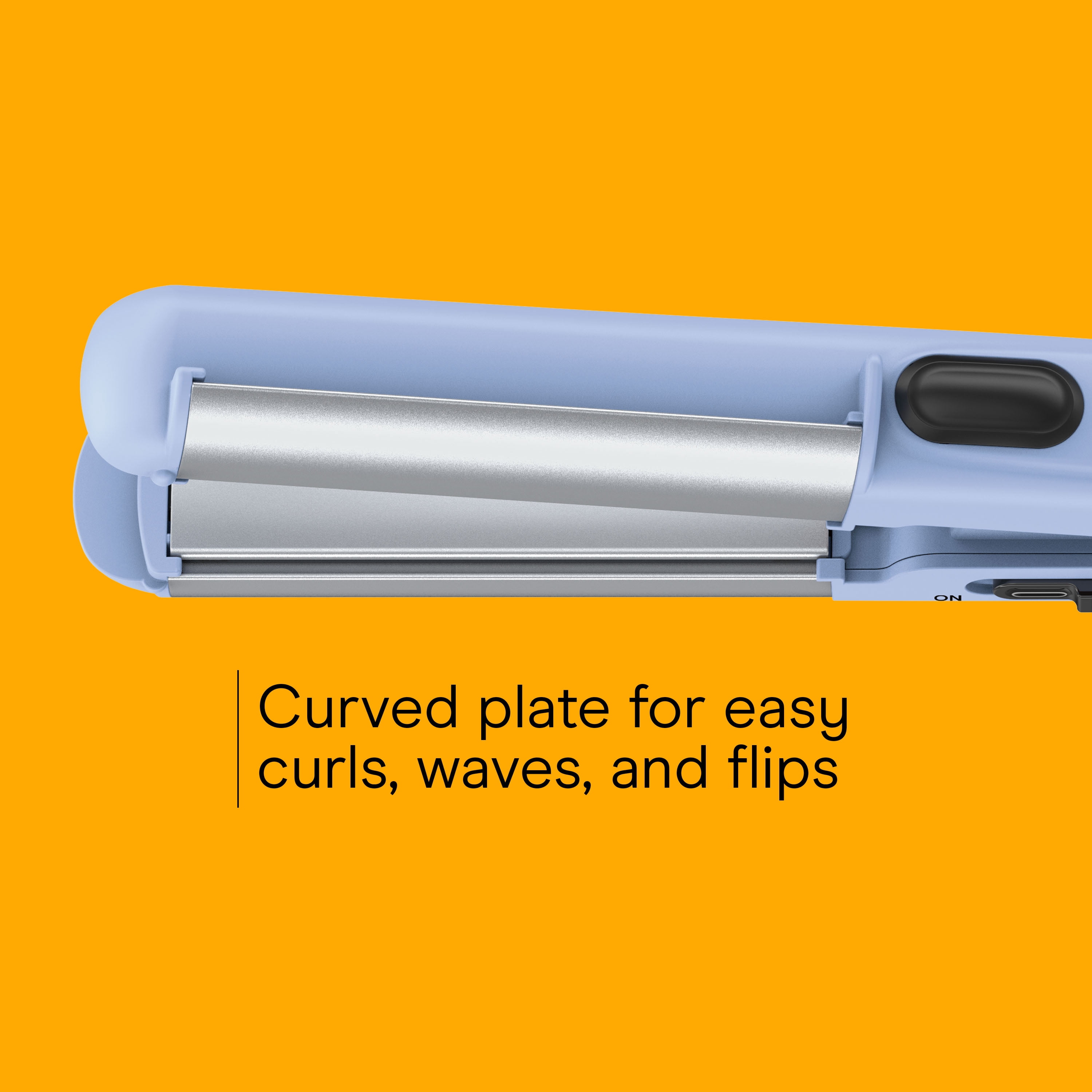 Conair 2-in-1 Mini Styler, Travel Straightener and Curling Iron