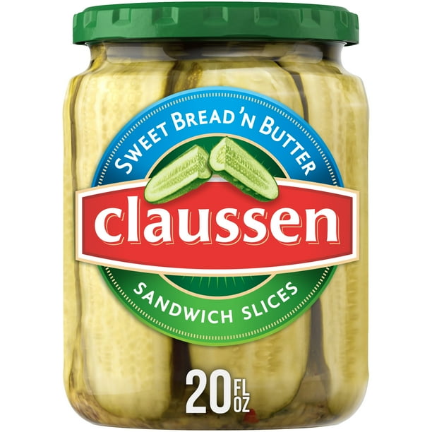 Claussen Sweet Bread N Butter Pickle Sandwich Slices Fl Oz Jar Walmart Com