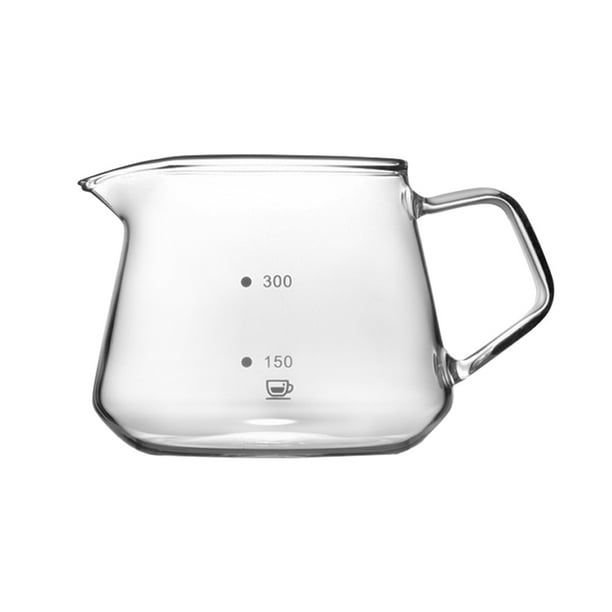 Yuarrent Taza pequeña con prensa, botella de cerveza fría, fácil de usar y duradera, fácil de controlar, proporción y muy Cocina y Comedor 450m (transparente)