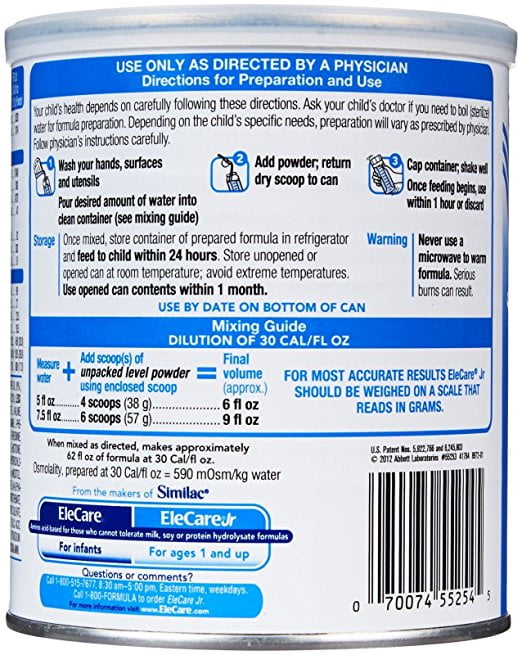 walmart elecare formula