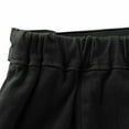 thumbnail image 3 of Bienzoe Girl's Cotton Stretch Elastic School Uniform Pleated Skirt XL Black, 3 of 11