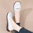 thumbnail image 6 of Cyiecw Womens Loafers Comfortable Flats Shoes Women Driving Shoes Breathable Non-Slip Fashion Shoe Moccasins, 6 of 7