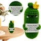 thumbnail image 5 of Divertida Muñeca Punto Positiva Patata Con Tarjeta Afirmación Positiva Divertida Muñeca Patata Punto (K) Niña Las Flores Amarillas [Tarjeta P Boca Negra Predeterminada], 5 of 9