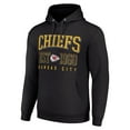 thumbnail image 2 of Unisex Starter Black Kansas City Chiefs Throwback Logo Pullover Hoodie, 2 of 3