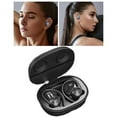 thumbnail image 4 of Auriculares inalámbricos Bluetooth 5.0 con ganchos para la oreja, graves profundos y estuche de carga transparente Negro, 4 of 8