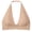 Skin Color, variant on Women's Halter Lace Vest Bra, Push-Up and Enlarging, Wireless Comfortable Lace Invisible Seamless Halter Vest Underwear