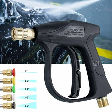 High Pressure Washer Handle Gun 3000 PSI Max 5 Pressure Power Washer Nozzles