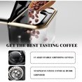 thumbnail image 3 of 20 Bar Espresso Machine With Built-In Grinder, Double Boiler System & LCD Touch Panel, Auto-Cleaning Quiet Coffee Maker for Office/Home Use, Beginner-Friendly Design, 3 of 7