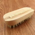 thumbnail image 2 of kayannuo Wooden Nail Brush For Manicure & Pedicure Scrubbing Cleaning Bristles Both Sides, 2 of 7