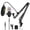 Silver, variant on QKOO Studio Broadcast Professional Singing Microphone Kits with Suspension Scissor Arm & Metal &