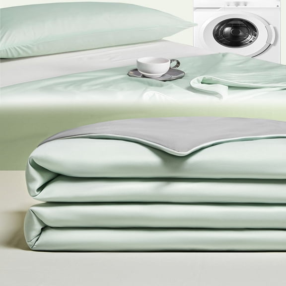 Rest Cooling Comforter - Cooling Blanket for Hot Sleepers and Night Sweats, Q-Max>0.45 Double-Sided Silky Cooling Surface Design