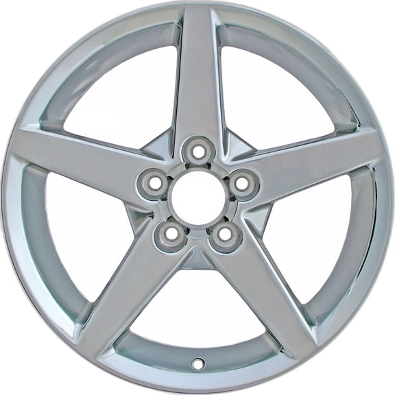 2005-2007 Chevrolet Corvette 19" Polished OEM Factory Wheel Rim 9596951