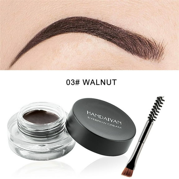 SDJMa 12 Colors Eyebrow Pomade Full-pigmented Long Lasting Waterproof Eyebrow Cream Gel Filling & Shaping Tinted Eyebrows Enhancers with Brush for Daily or Cosplay