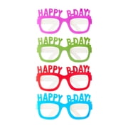 Multi-Color Happy Birthday Paper Glasses Party Favors, 8 Count, by Way To Celebrate