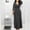 *Black, variant on U Women'sSequin Formal Evening Gown Long Sleeve V Neck Wedding Guest Dress with Belt Silver,Womens Plus XXL