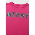 thumbnail image 6 of Ahlaray Shine in Pink: Merry Christmas Tree Sequin Sweatshirt - Instant Style!, 6 of 8