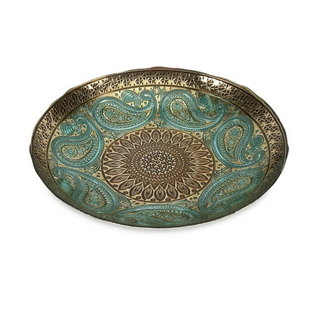 - Paisley Glass Bowl