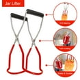 thumbnail image 3 of CNKOO Canning Supplies Starter Kit - 7 Pieces Stainless Steel Canning Set Tools  Steamer Rack Canning Funnel Jar Lifter Wrench  Tongs Lid Lifter/Bubble Remover Tool  for Canner/Pot  Begin, 3 of 6