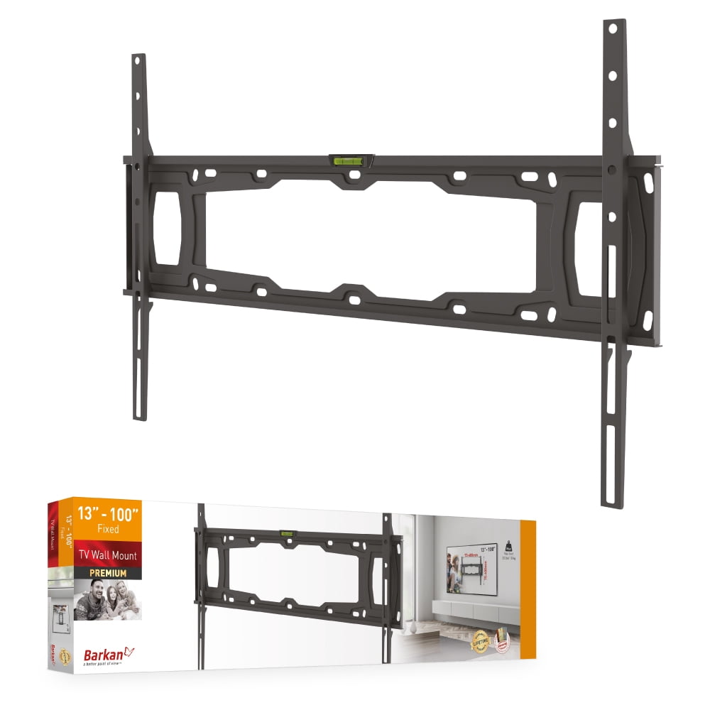 Barkan Long TV Wall Mount With Built-in Antenna - Full Motion For 13-90" Screens, Holds 132 Lbs - View #4