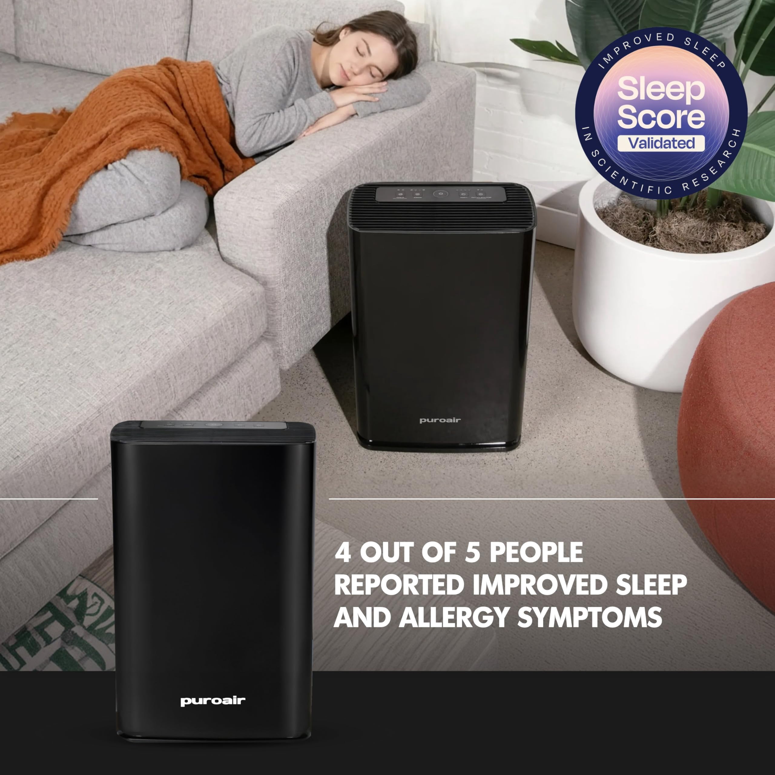 PuroAir Whole Home Bundle HEPA Air Purifiers for Home Large Rooms - Covers up to 3,800 sq ft