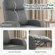 thumbnail image 4 of Korser Sillón Reclinable Push Back Con Masaje Y Calefacción,Cuero PU,Gris, 4 of 6