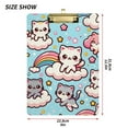 thumbnail image 3 of Cute Cats in Rainbow Acrylic Clipboards 12 x 9 Inch A4 Size with Low Profile Clip Hanging Clipboard for Classroom School Office, 3 of 8