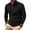 Black, variant on Mfakffe Polo Shirts For Men Long Sleeve Golf Shirts Quick Dry Lightweight 3-Button Performance Work Fishing Athletic