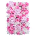 thumbnail image 2 of 2 Piezas de Pared de Flores de Rosas Artificiales, Flores de Fondo de Fotografía de 60x40 Cm, 2 of 8