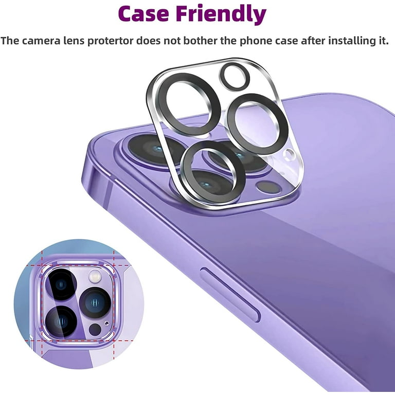 for iPhone 14 Pro / iPhone 14 Pro Max Camera Lens Protector, 9H
