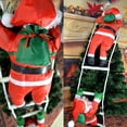 thumbnail image 3 of Christmas Hanging Decoration Santa Claus Climb Ladder Hanging Decoration, 3 of 9