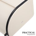 thumbnail image 4 of Metal Bread Box: Kitchen Countertop Small Bread Storage with Roll Top Lid Modern Bread Holder for Homemade Bakery Bread, 4 of 8