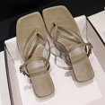 thumbnail image 4 of Tacones Cordón Sandalias Tacón Memoria Mujeres Femenina Cuadrada Anchos Ancho Disponibles para Ropa Boda Fiesta Diaria, 4 of 9