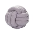 thumbnail image 2 of Cojines de asiento,Bola de nudo de felpa tejida a ,Almohada redonda anudada de felpa hecha a mano,Cojines de ventana tejidos Sala de estar ligera, Boda Gris, 2 of 5