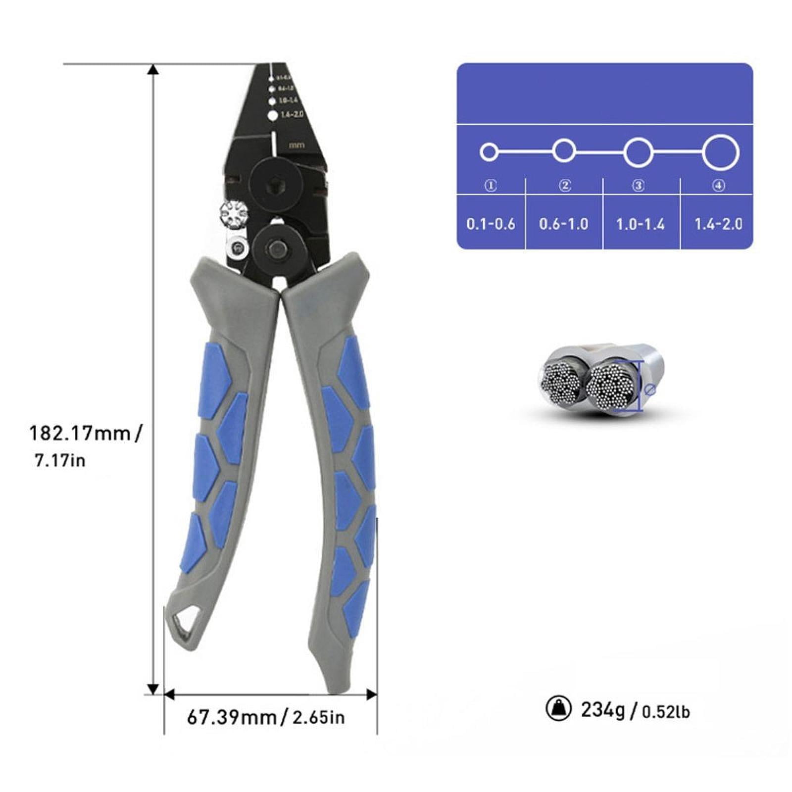colaxi Fishing Wire Pliers Hand Crimper Portable Pliers Multifunctional Wire Cutter for Freshwater Outdoor Sports