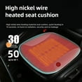 thumbnail image 2 of USB Car Seat Cushion 5V Heater for Winter with Short Plush Cover Ideal for Office Home Car Use (Black), 2 of 7