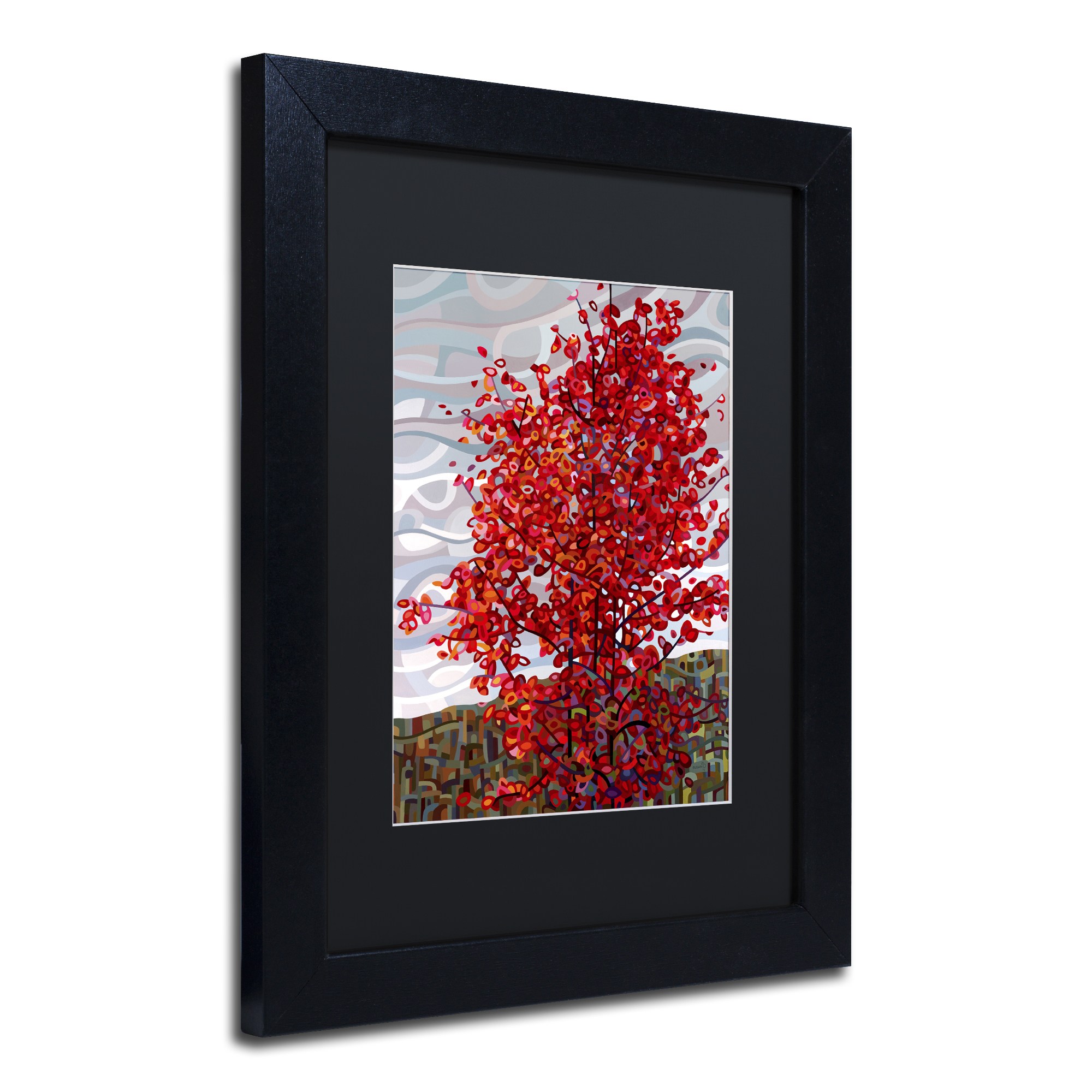 Mandy Budan 'Passing Storm' Black Matted Framed Art