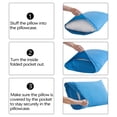 thumbnail image 6 of Blue Ocean Textiles Cooling Pillowcase, Blue Creek, Standard/Queen, 1 Piece, 6 of 8