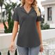 thumbnail image 1 of mfyjkho Tops De Moda Para Mujer, Blusa De Manga Corta Para Mujer, Cómoda, Transpirable Y Con Cuello Redondo. Tops Para Mujer S, 1 of 8