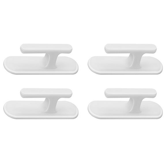 4Pcs Safety Blind Cord Hooks Adhesive Shade Cord Holder Window Blind String Child Proofing Wind Up Wrap Cleat for Home