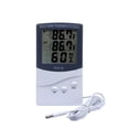 thumbnail image 1 of Termómetro digital Higrómetro para habitación de bebé Pantalla LCD Medidor de humedad y temperatura para interiores y exteriores Noticed EL002171-00, 1 of 2