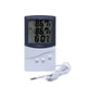 thumbnail image 1 of Termómetro digital Higrómetro para habitación de bebé Pantalla LCD Medidor de humedad y temperatura para interiores y exteriores Yuarrent EL002171-00, 1 of 2