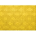 thumbnail image 1 of Ahgly Company Indoor Rectangle Abstract Yellow Modern Area Rugs, 6' x 9', 1 of 4