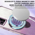 thumbnail image 6 of Kickstand Case for Vivo Y75 4G Cover Soft TPU Silicone Phone Case with Luxury Magnetic Mirror Stand Shell for Women Men Anti-Fall Protective Cover Compatible with Vivo Y75 4G Case, 6 of 7