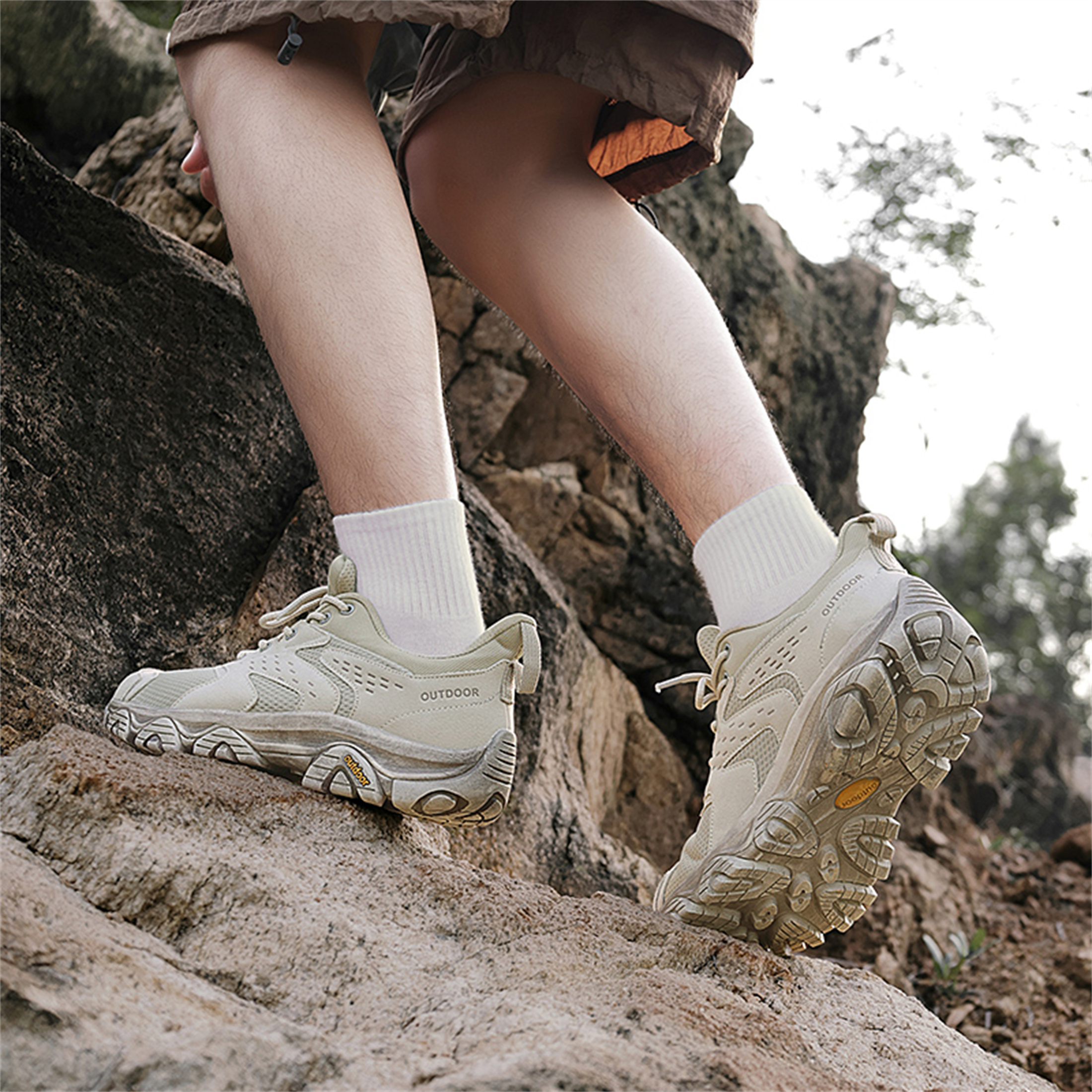 YOURDIARY Womens Mens Hiking Shoes Unsex Comfortable Breathable Anti-Slip Sneakers
