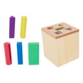 thumbnail image 3 of TISHITA Wooden Learning Color Shape Sorting Toy Wooden Box Toy for Girls Boys Toddlers, 3 of 8