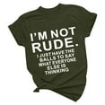 thumbnail image 1 of Babysbule Liquidation T-Shirt d'Été pour Femmes Unisexe Amusant Motif Imprimé Décontracté Mode Col Rond Manches Courtes Hauts, 1 of 5