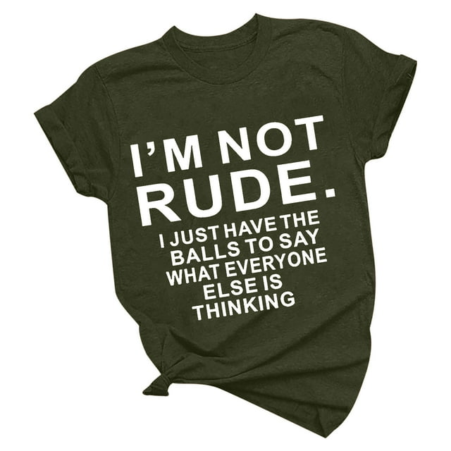 Babysbule Liquidation T-Shirt d'Été pour Femmes Unisexe Amusant Motif Imprimé Décontracté Mode Col Rond Manches Courtes Hauts