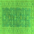 thumbnail image 1 of Ahgly Company Indoor Square Oriental Green Traditional Area Rugs, 4' Square, 1 of 4